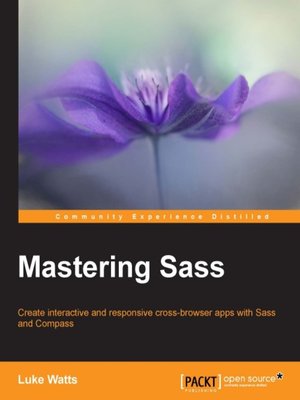 cover image of Mastering Sass